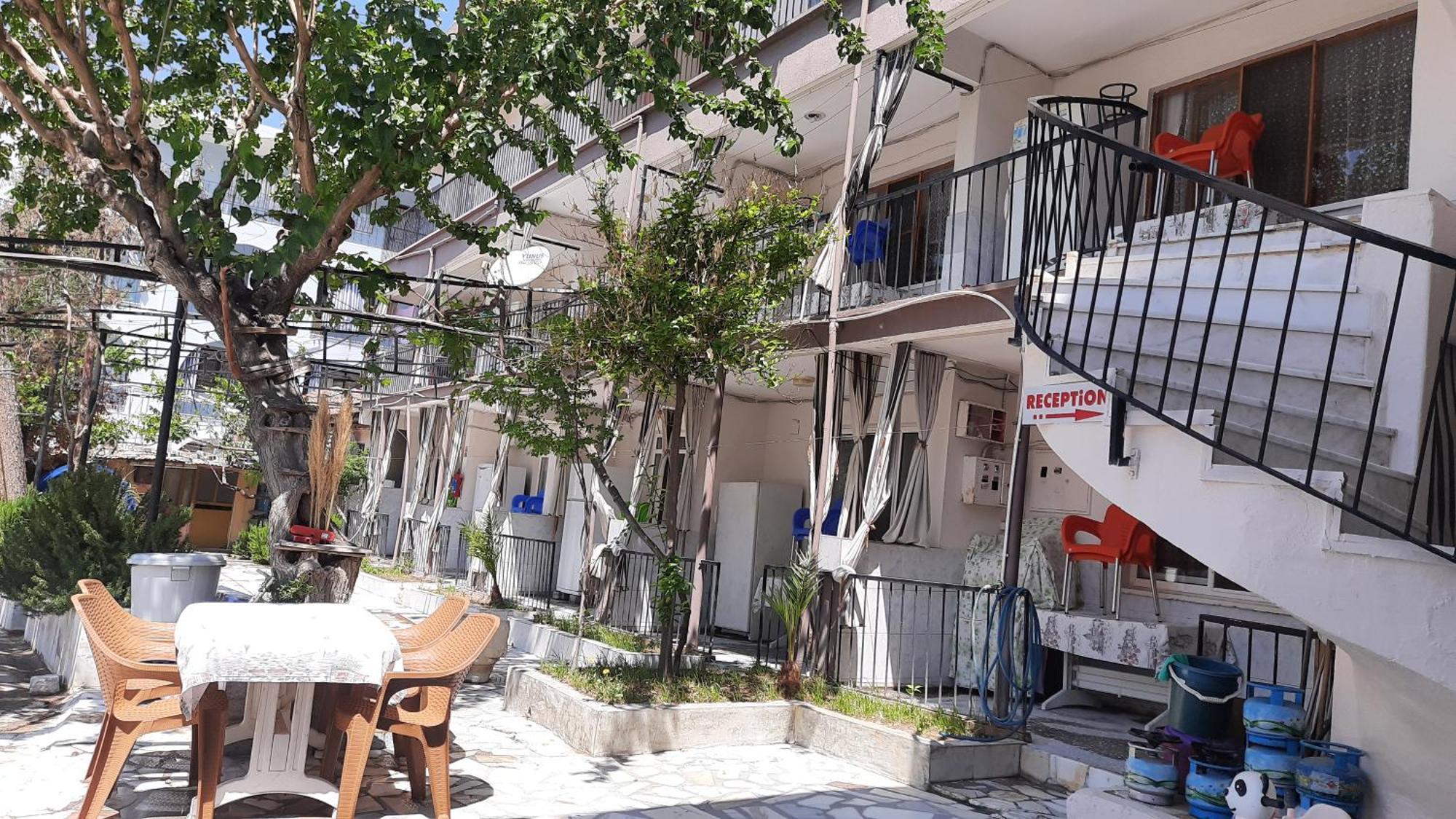 Pamukkale Batu Termal Motel Bagian luar foto